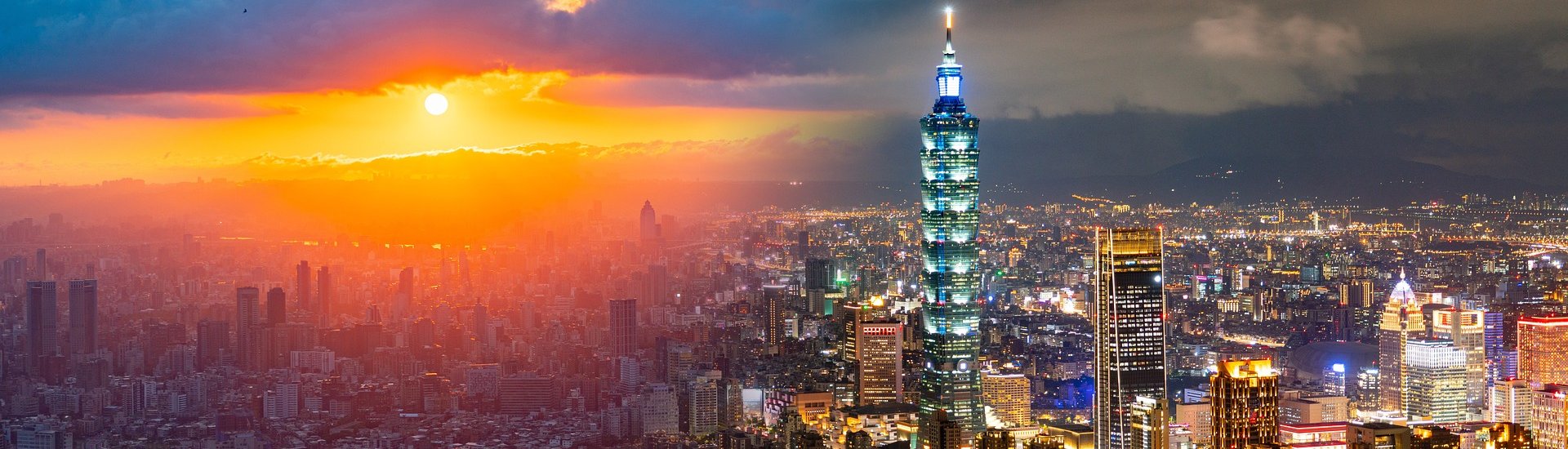 Taipei at Sunset