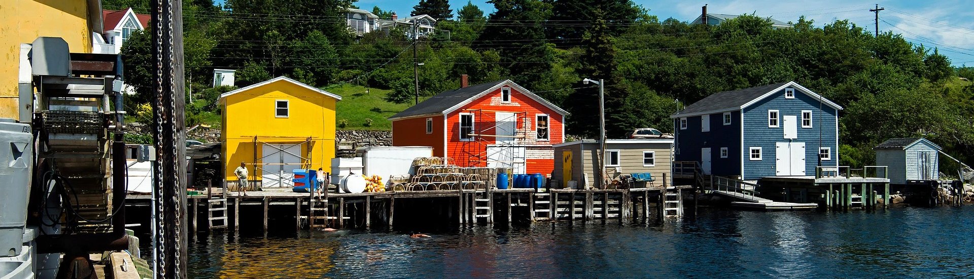 Colourful docks
