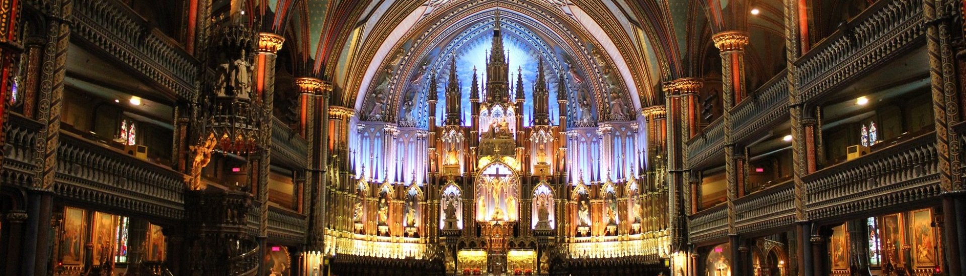 Notre Dam Cathedral in Montreal