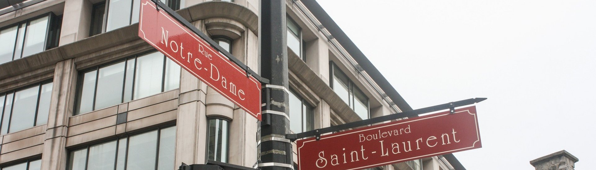 Montreal Street Sign
