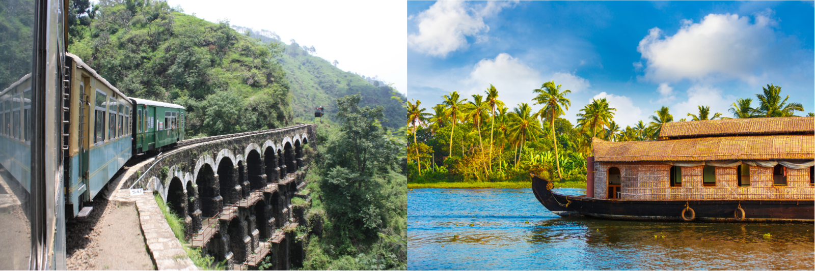 Shimla Train & Kerala houseboat