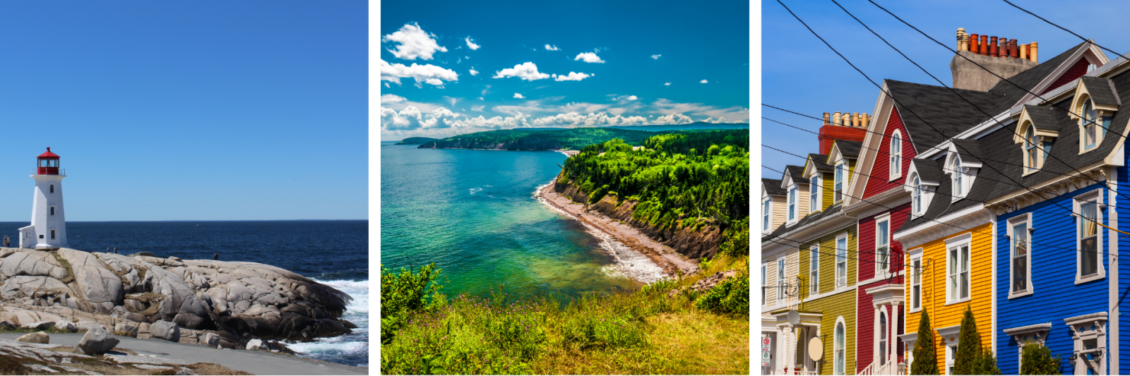 Canada - Peggys Cove, Cabot Trail, St Johns