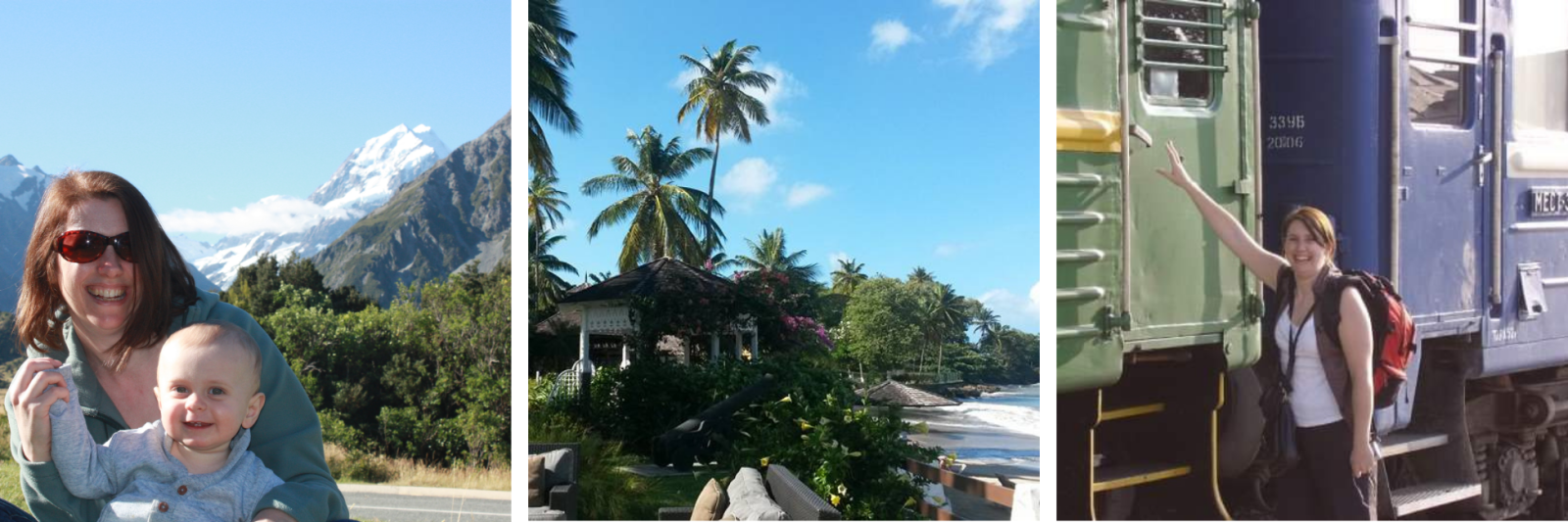 Getting engaged at Mt Cook, Sandals in St Lucia, Trans-Siberian Railway