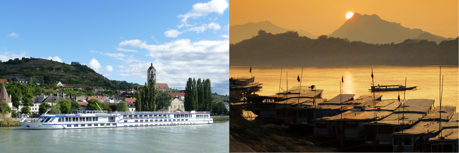 Danube & Mekong rivers